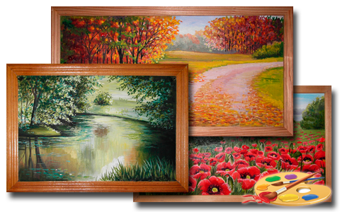 Пейзажи и натюрморты художника Анны Шаповаленко